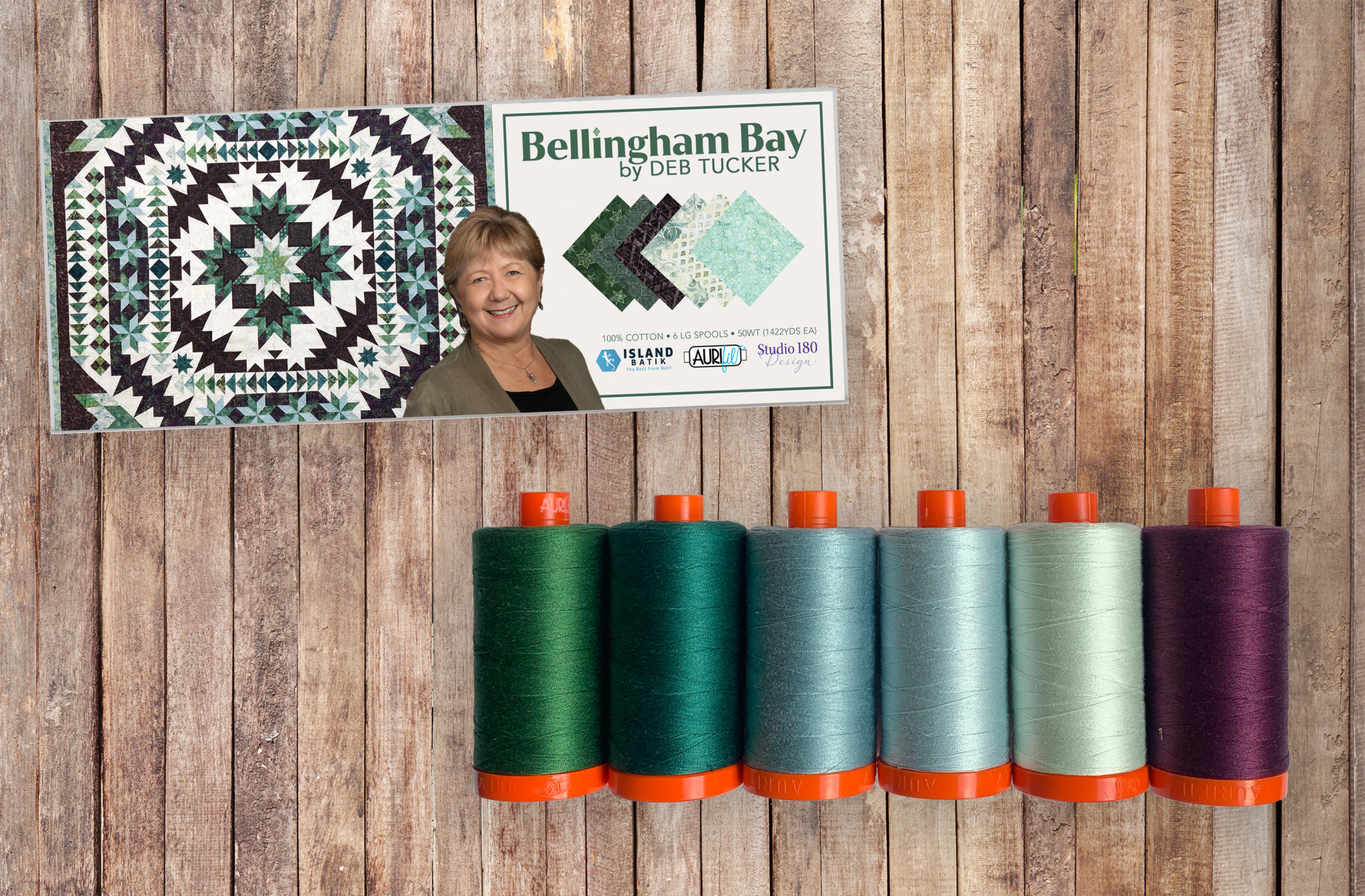 AURIFIL Bellingham Bay Thread Collection