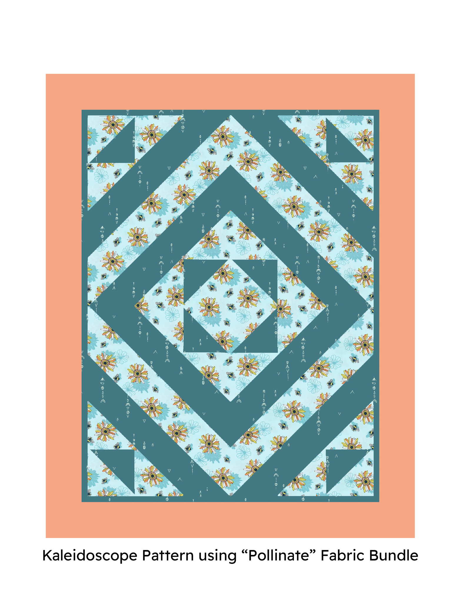 3 Yard Quilt Kit (Fabric Only)