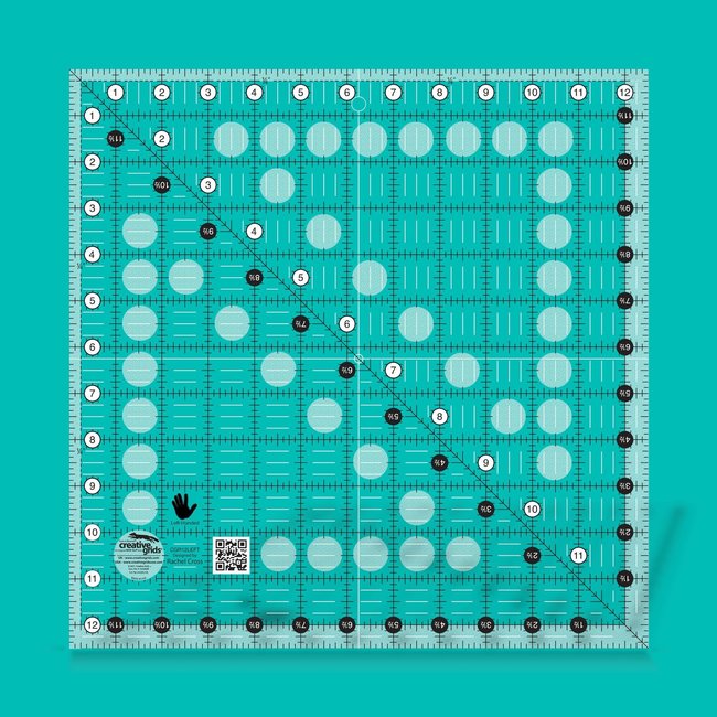 Creative Grids 12-1/2" x 12-1/2" Left-Handed Square CGR12LEFT