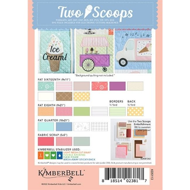 Two Scoops Bench Pillow, Discontinued, While Supplies Last