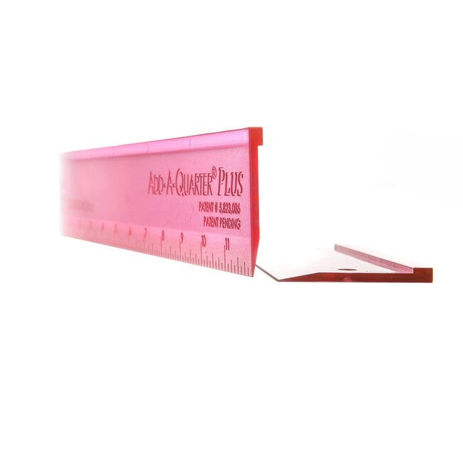 Add A-Quarter Ruler Plus 12 inch Pink