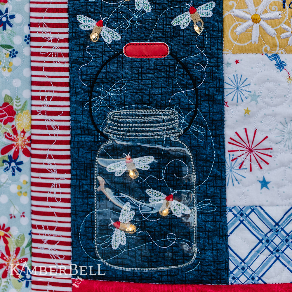 Red White & Bloom (Embroidery Version) - Stitch by Stitch