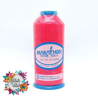 Marathon Colour 2010 Neon Pink - 5000mtr POLY EMBROIDERY THREAD