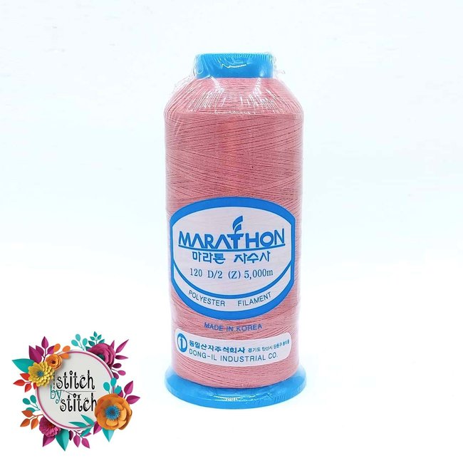 Colour 2037 Dusty Rose - 5000mtr POLY EMBROIDERY THREAD