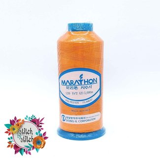 Marathon Colour 2050 Orange - 5000mtr POLY EMBROIDERY THREAD