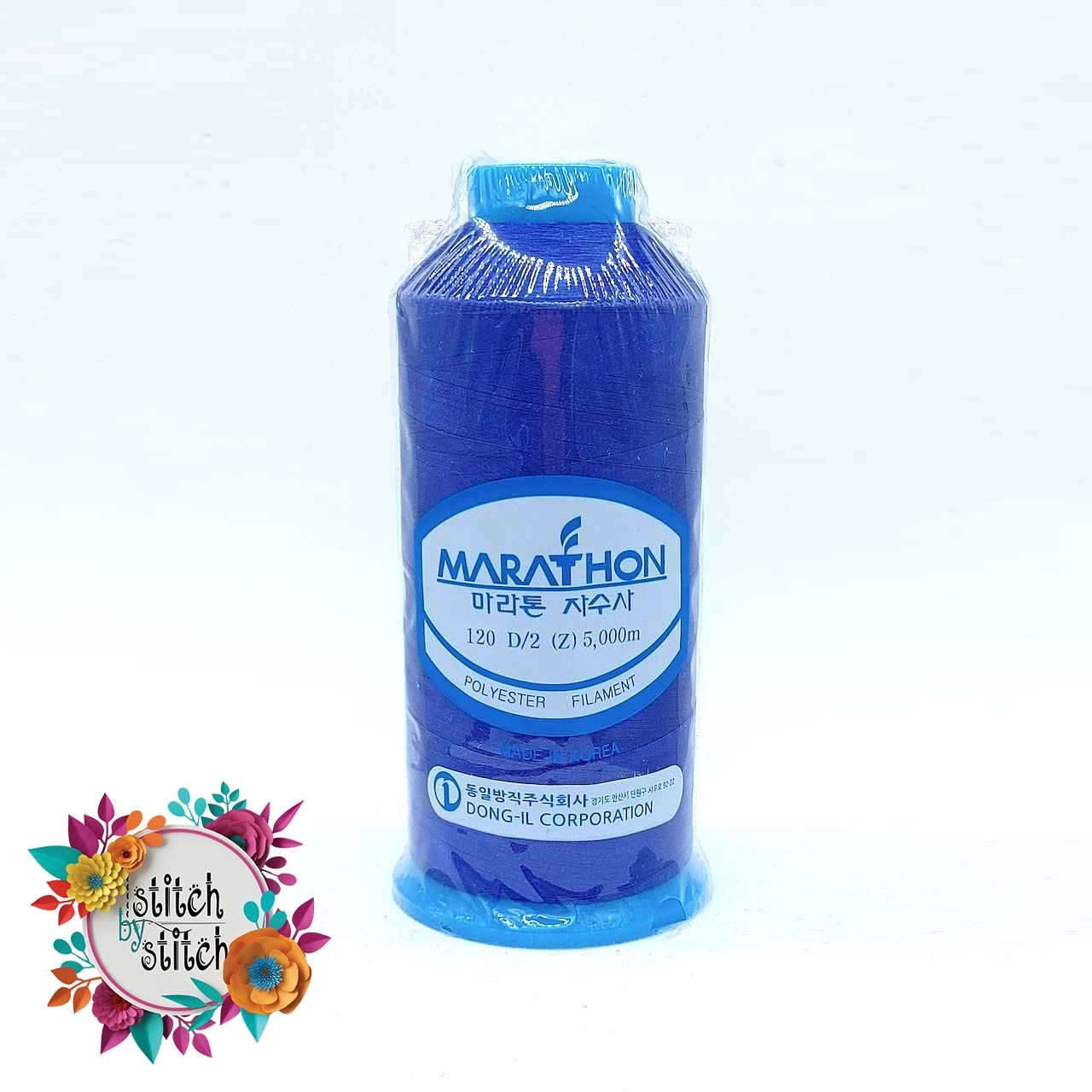 Colour 2068 Royal Blue - 5000mtr POLY EMBROIDERY THREAD - Stitch by Stitch