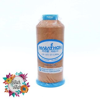 Marathon Colour 2127 Toast - 5000mtr POLY EMBROIDERY THREAD Toast
