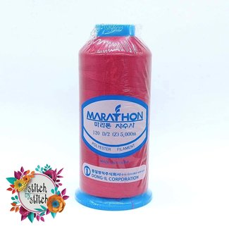 Marathon Colour 2169 Crimson Pink - 5000mtr POLY EMBROIDERY THREAD CRIMSON PINK