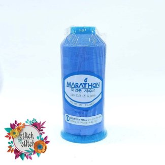 Marathon Colour 2190 Blue - 5000mtr POLY EMBROIDERY THREAD