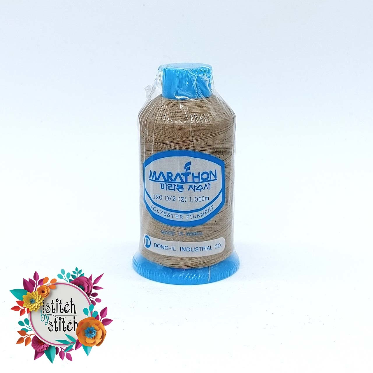 Colour 2277 Gold - 1000mtr POLY EMBROIDERY THREAD - Stitch by Stitch