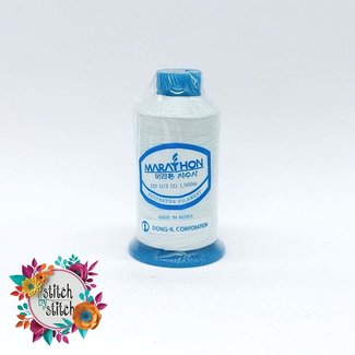 Marathon Colour 2298 Silver - 1000mtr POLY EMBROIDERY THREAD
