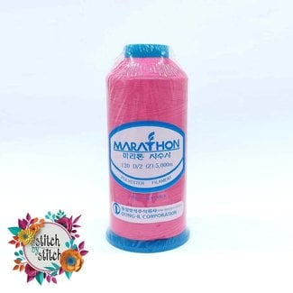 Marathon Colour 2167 Pink - 5000mtr POLY EMBROIDERY THREAD