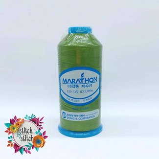 Marathon Colour 2246 Green - 5000mtr POLY EMBROIDERY THREAD GREEN