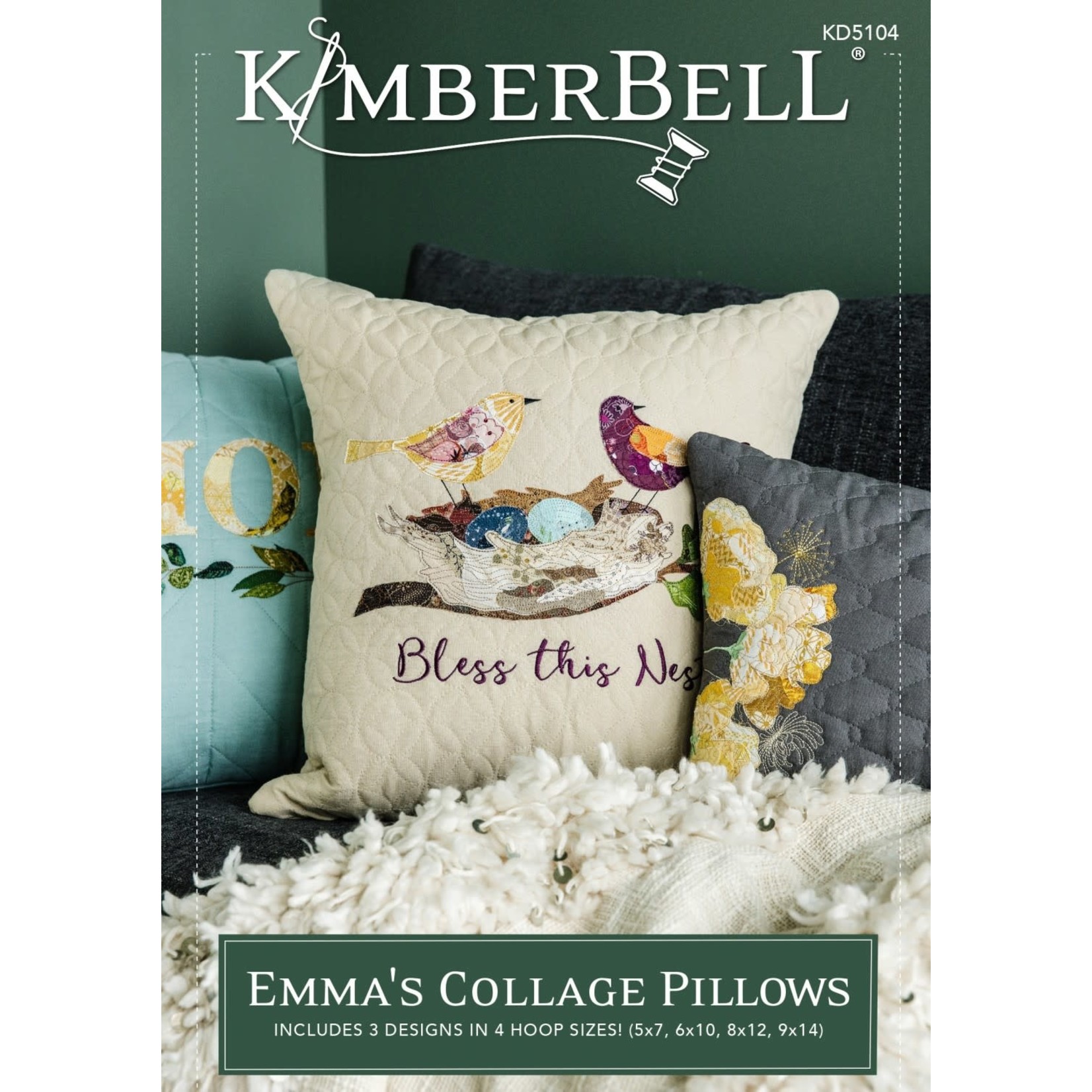 Kimberbell Designs Emma's Collage Pillows