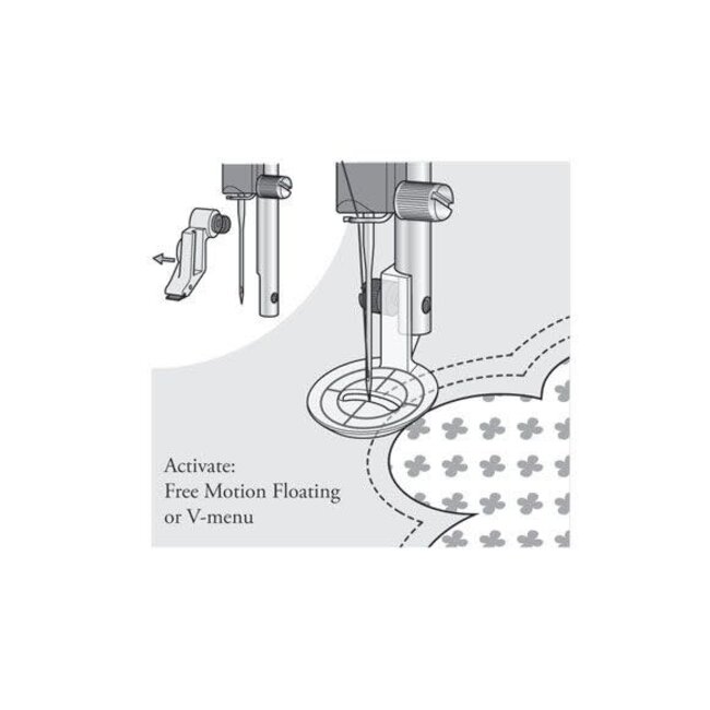 HV Free Motion Echo Quilting Foot (group 7,8,9)