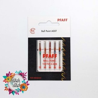 PFAFF Pfaff Ball Point Needle - Assorted Sizes 5 pack