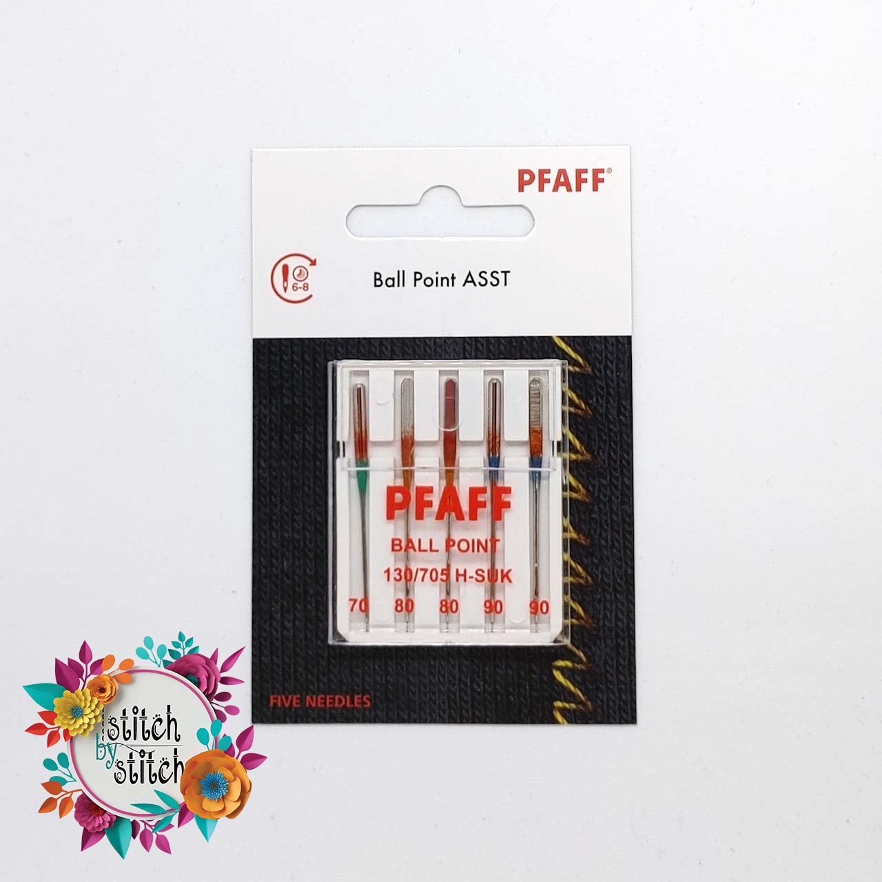 PFAFF Pfaff Ball Point Needle - Assorted Sizes 5 pack