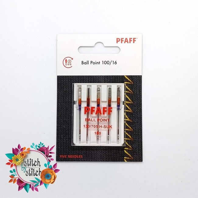 Pfaff Ball Point Needle - Size 100/16 5 pack