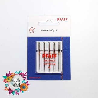 PFAFF Pfaff Microtex Needle - Size 80/12 5 pack