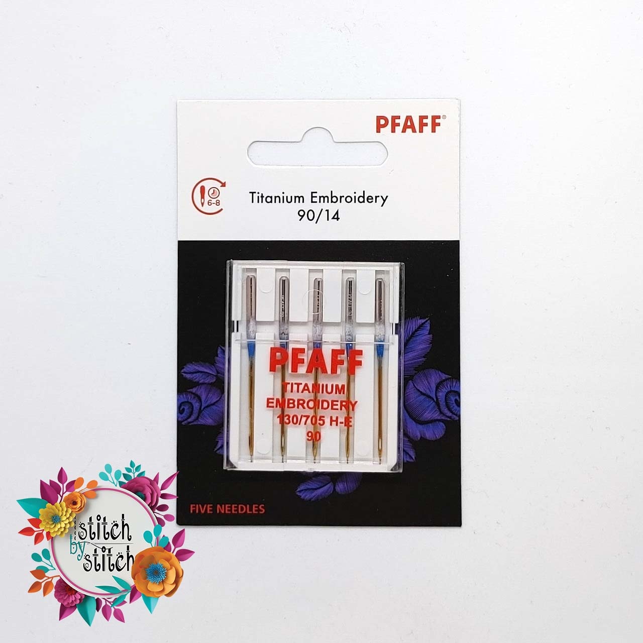 PFAFF Pfaff Titanium Embroidery Needle - Size 90/14 5 pack