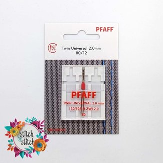PFAFF Pfaff Twin Universal Needle - Size 80/12 - 2.0mm 1 pack