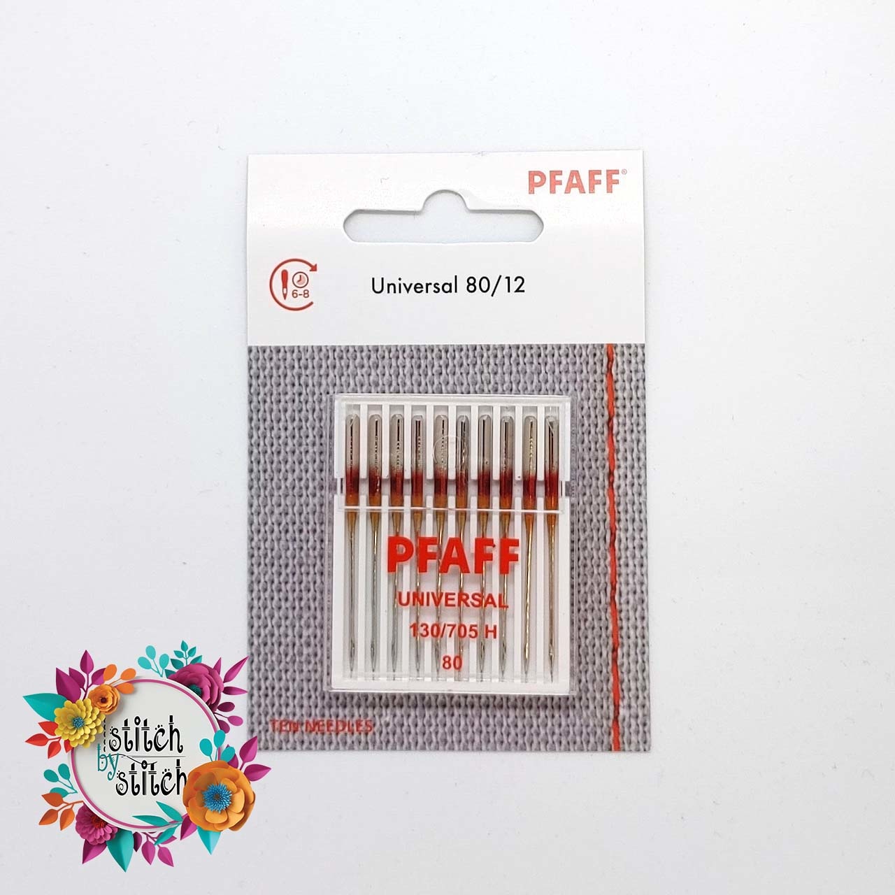 Pfaff Universal Needle Size 80/12 10 pack Stitch by Stitch