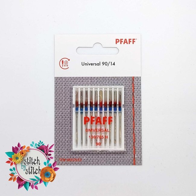 Pfaff Universal Sewing Machine Needles 90/14 needles 10 Pk