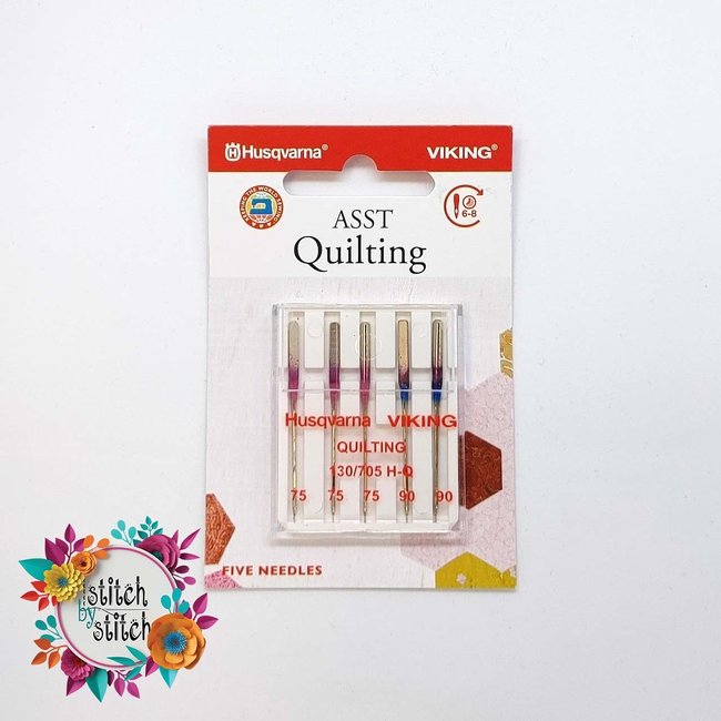 Husqvarna Viking Quilting Needle - Assorted Sizes 5 pack
