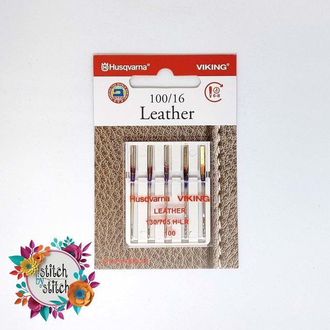 Husqvarna Viking Leather Needle - Size 100/16 5 pack