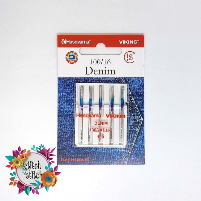 Husqvarna Viking Denim Needle - Size 100/16 5 pack