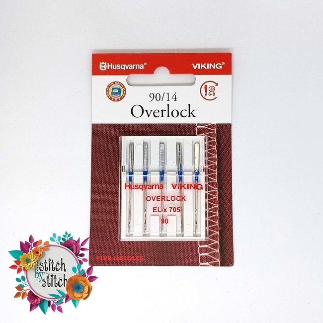 Husqvarna Viking Overlock Needle - Size 90/14 5 pack