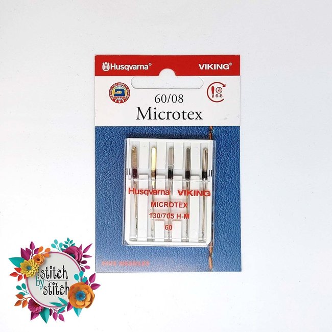 Husqvarna Viking Microtex Needle - Size 60/08 5 pack