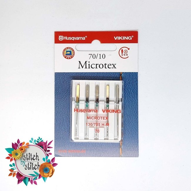 Husqvarna Viking Microtex Needle - Size 70/10 5 pack