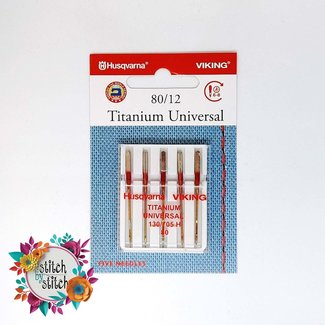 Husqvarna Viking Husqvarna Viking Titanium Universal Needle - Size 80/12 5 pack