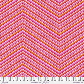 Kaffe Fassett Kaffe 85 & Fabulous, Chevron - Pink (PWGP090.PINK) $0.18 per cm or $18/m