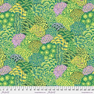 Kaffe Fassett Kaffe 85 & Fabulous, Large Oriental Trees - Green (PWGP198.GREEN) $0.18 per cm or $18/m