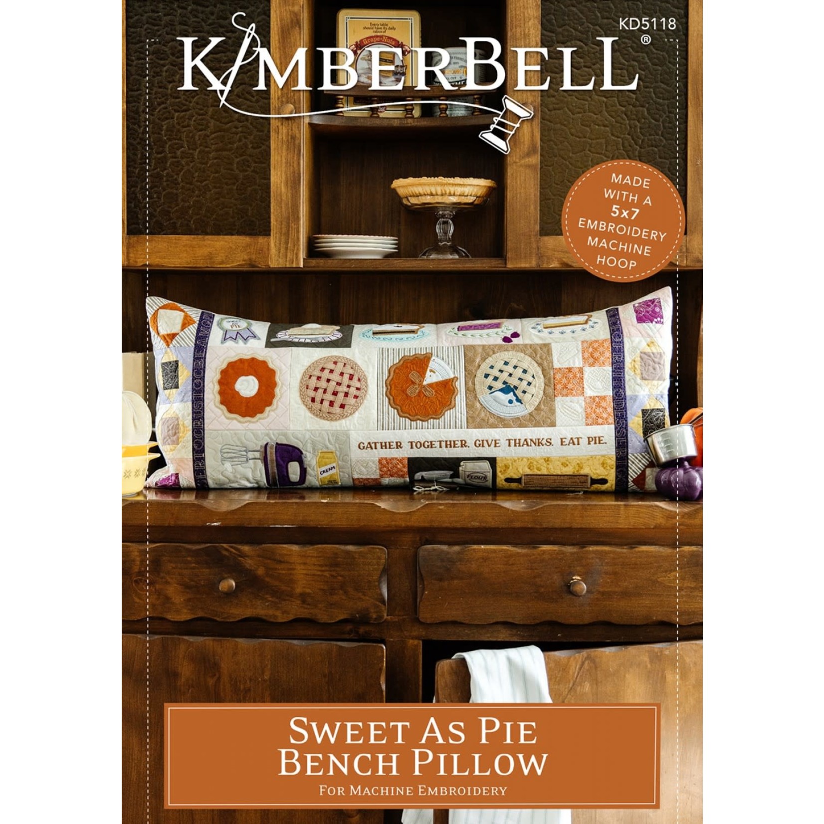 Kimberbell Designs Sweet As Pie Bench Pillow