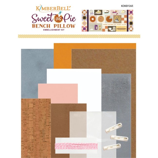 Sweet As Pie Bench Pillow Embellishment Kit