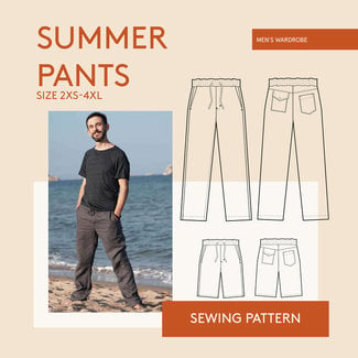 Wardrobe by Me Summer Pants Pattern 2XS-4XL