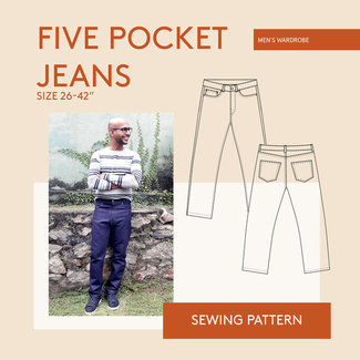 Wardrobe by Me WBM Men's Jeans Pattern 26" - 42"