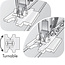 Pfaff Pintuck Foot w/Decorative Stitch Guide (F,G,J,K*,L)