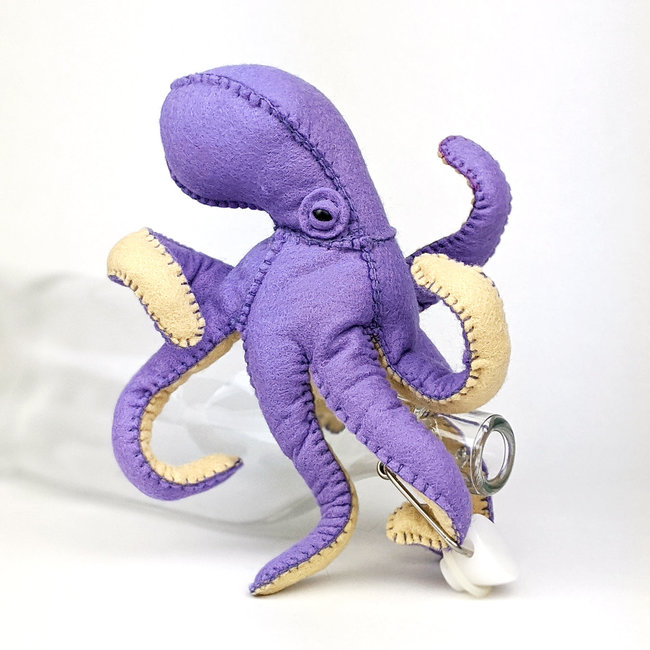Octopus Hand Stitching Felt Kit - Purple