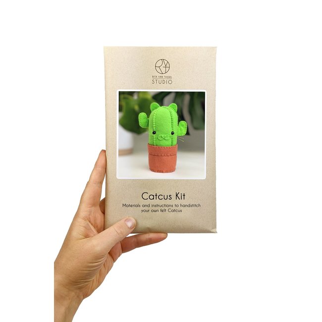 Catcus Hand Stitching Felt Kit