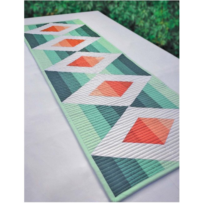 Aztec Diamond Table Runner and Ruler Bundle