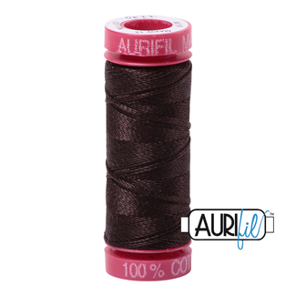 AURIFIL AURIFIL 12WT 1130 Very Dark Bark small spool