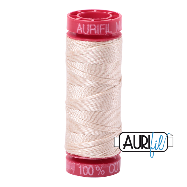 AURIFIL 12WT 2000 Light Sand Small