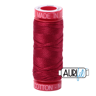 AURIFIL AURIFIL 12WT 2260 Red Wine Small Spool