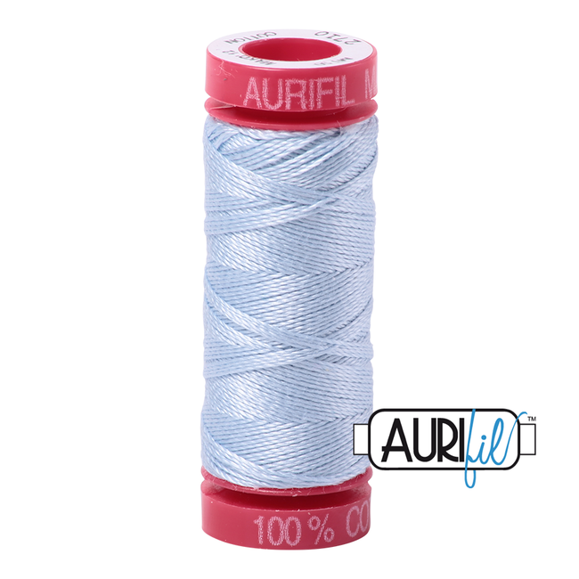 AURIFIL 12WT 2710 Light Robins Egg small spool