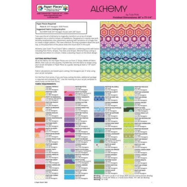 Alchemy Pattern & Paper Pieces (EPP)