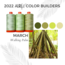 Aurifil 2022 Color Builders - March  – Walking Palm